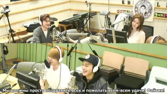 [РУС.САБ] 150415 EXO (Baekhyun, Chen, Suho) Volume Up