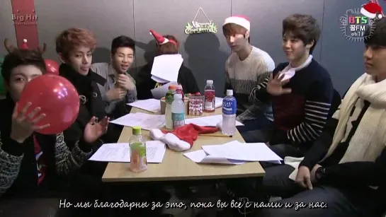 [BANGTAN] Suga, J-Hope, Jimin, V, Jin - A Common Idol's Christmas (рус. саб)