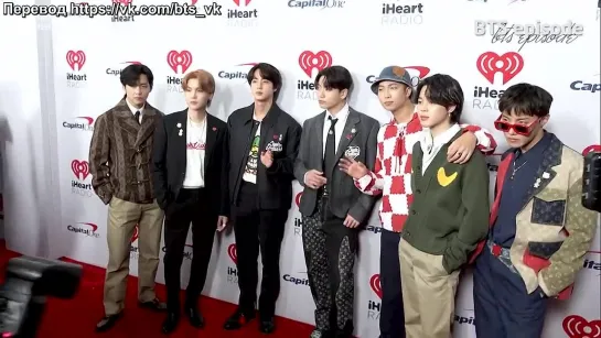 [РУС САБ] [EPISODE] BTS @ 2021 iHeartRadio Jingle Ball [RUS SUB]