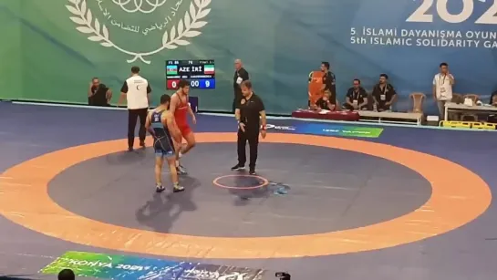 گزارش فینال علیرضا کریمی در مقابل آذربایجان86KG😍🤼♂️کشورهای اسلامی 2022