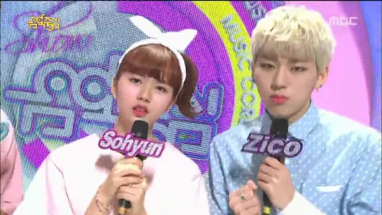 140809 Music Core :: ZICO MC cut