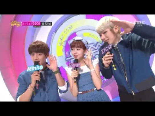 140802 Music Core :: ZICO MC cut