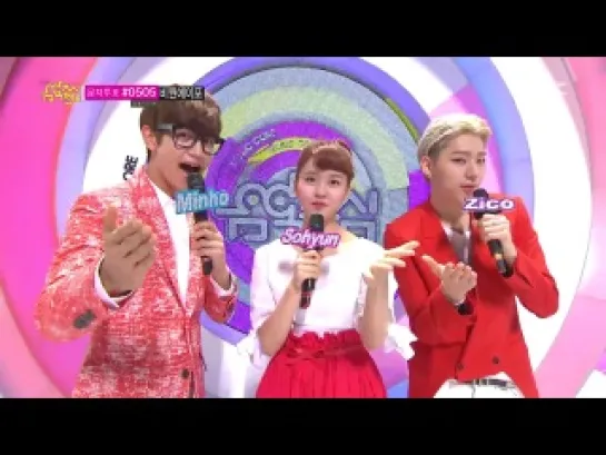 140726 Music Core ZICO MC cut