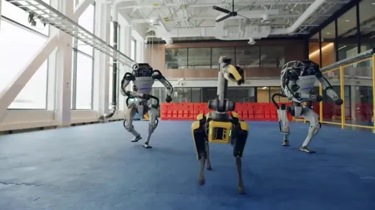 Танцы роботов от -Boston Dynamics-