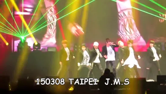 `FANCAM` 150308 | Bangtan - Boy In Luv (китайская версия) @ The Red Bullet (Тайбэй, Тайвань)