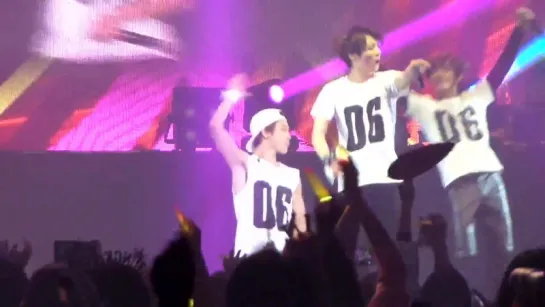 `FANCAM` 150308 | Bangtan - Satoori Rap @ The Red Bullet (Тайбэй, Тайвань)