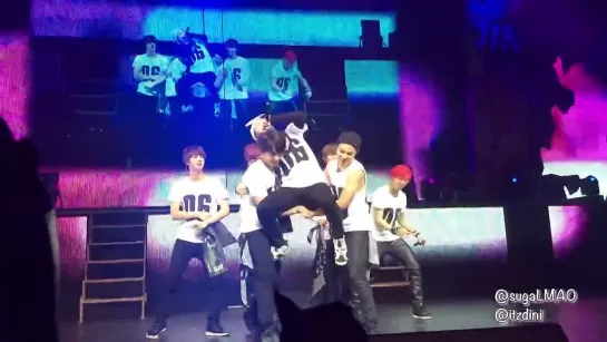 `FANCAM` 141213 | Bangtan - Jump @ The Red Bullet (Сингапур)