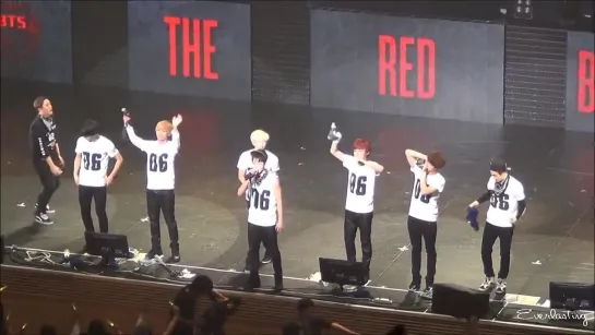 `FANCAM` 141116 | Bangtan - Ending @ The Red Bullet (Токио, Япония)