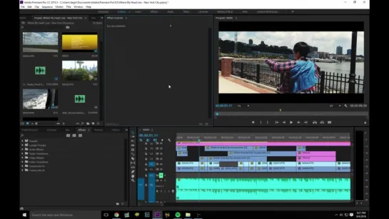 Простой Glitch переход  в #Adobe #Premiere Pro CC 2015