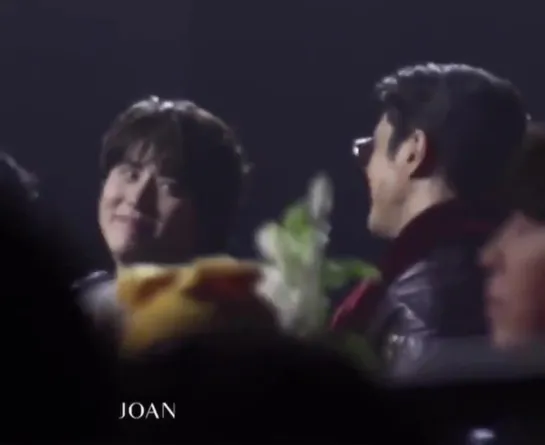 they kept stealing glances at each other