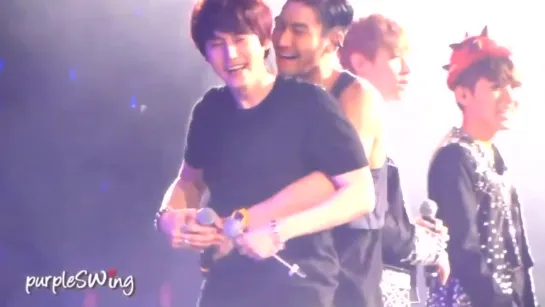 Siwon didn’t wanna let go of Kyuhyun