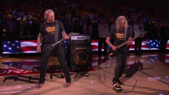 Metallica Perform The Star Spangled Banner Before Game 3 of the 2019 NBA Finals