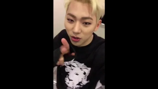 151204 Melon AZTalk App :: Zico - Music Video Recording SelfCam