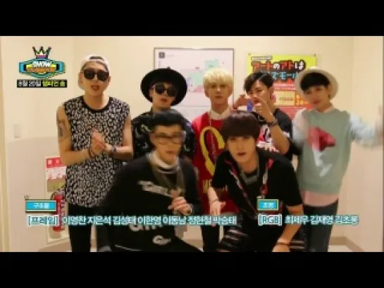 140820 Block B No.1 on Show Champion (720)