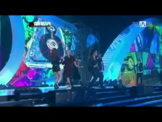 121130 BLOCK B fanboying + ZICO performances at MAMA