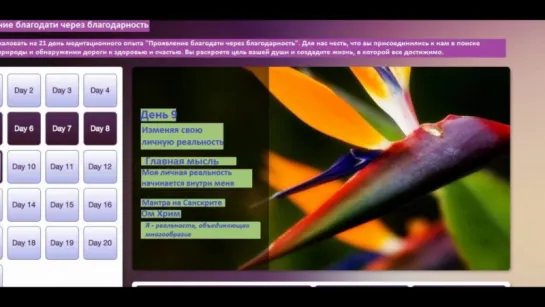 День 9. Изменяя свою личную реальность. Опра Уинфри и Дипак Чопра 21 день медитаций. Благодарность.
