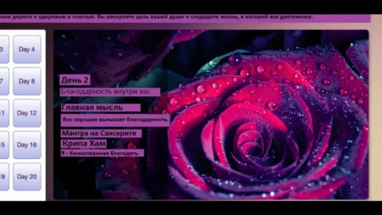 День 2 Благодарность внутри вас. Опра Уинфри и Дипак Чопра 21 день медитаций. Благодарность.