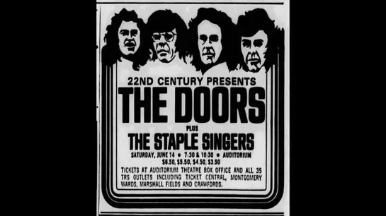 The Doors - WCFL Radio Promo - Chicago Auditorium Theatre 14.06.1969