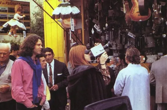 Jim Morrison and Pamela Courson In France - Cemetery in Corsica from the 127 Fascination Box xx.04.1971