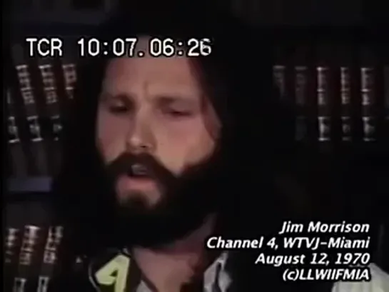 Jim Morrison Interview in Miami 12.08.1970