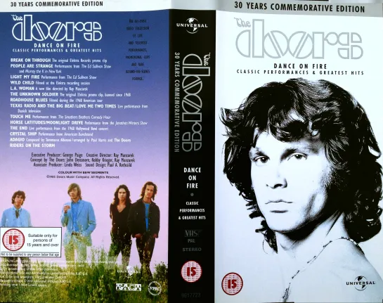 The Doors: Dance On Fire - 30 Years Commemorative Edition (2001) VHSrip.