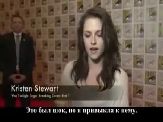 Interview Kristen Robert and Taylor for VelveTV, at Comic Con 2011