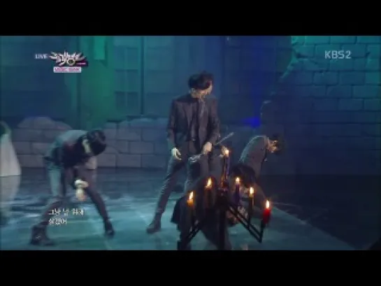 131122 VIXX - Only U + VOODOO @ Music Bank Comeback Stage