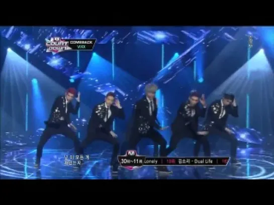 130117 VIXX - On and On on M!Countdown