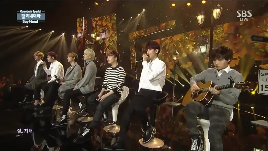 141012 Boyfriend - White Out @ Inkigayo