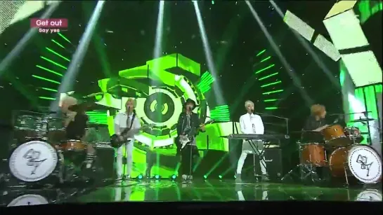 Say Yes - Get out @ Inkigayo 140824