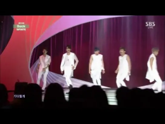 INFINITE - Back @인기가요 Inkigayo 140803