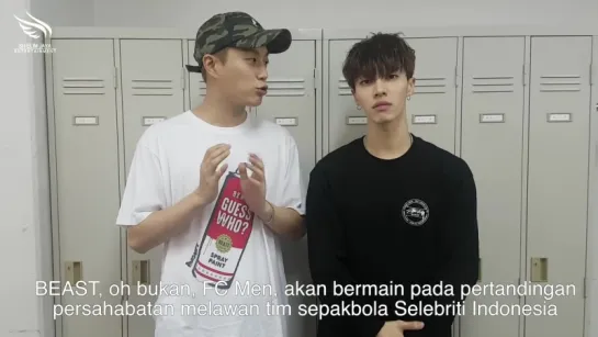 [CLIP] 2.09.2016 DooJoon & KiKwang - Greeting for SH Cup 2016 in Indonesia