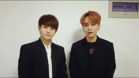 [CLIP] 11.08.2016 JunHyung & YoSeob - Message for MN Korea & MN Fitness