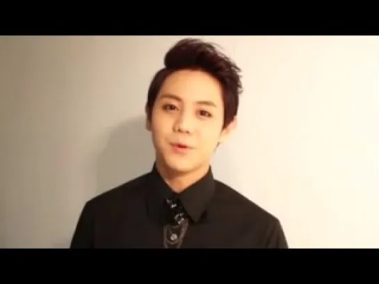 [CLIP] 1.04.2013 YoSeob's Message for The First Collage Japan Edition