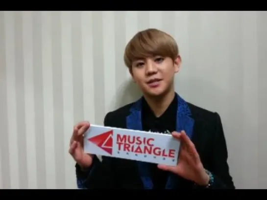 [CLIP] 9.01.2013 YoSeob - Mnet Music Triangle Message