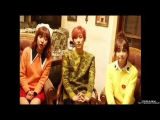 [CLIP] 3.01.2013 HyunSeung, EunJi & NamJoo - New Year's Greeting