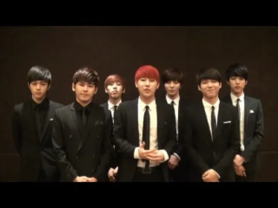 [CLIP] 3.12.2012 BEAST & Infinite - Greeting for 2012 MelOn Music Awards