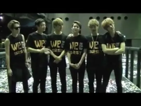 [CLIP] 1.11.2012 BEAST Message after Zepp Tour 2012 [We] in Tokyo