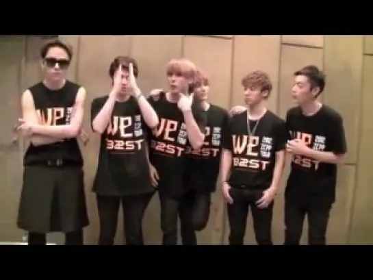 [CLIP] 22.10.2012 BEAST Message after Zepp Tour 2012 [We] in Hiroshima