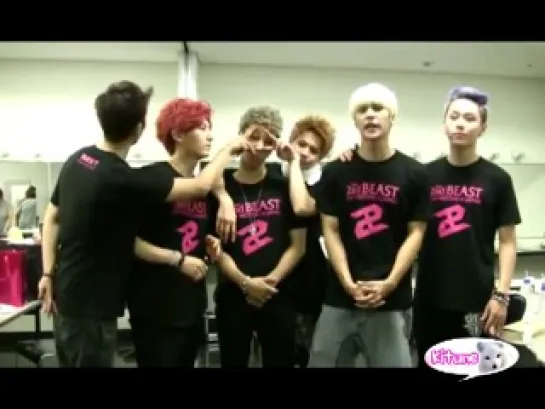 [CLIP] 9.08.2012 BEAST Message after 2nd Japan Fan Meeting