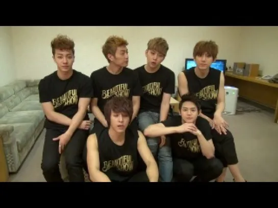 [CLIP] 22.03.2012 BEAST Congratulatory Message for At-Style Launching