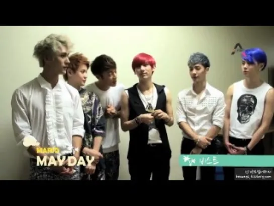 [CLIP] 1.08.2012 BEAST's Support Message to Mario