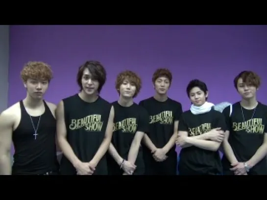 [CLIP] 30.05.2012 BEAST Message for K-Pop Nonstop Live 2012