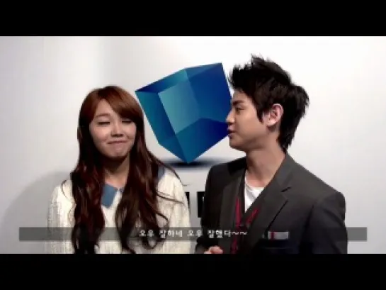 [CLIP] 14.03.2012 YoSeob & EunJi Love Day Event Message