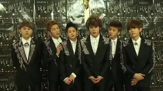 [CLIP] 7.02.2012 Gaon Charts K-Pop Awards - BEAST Greetings