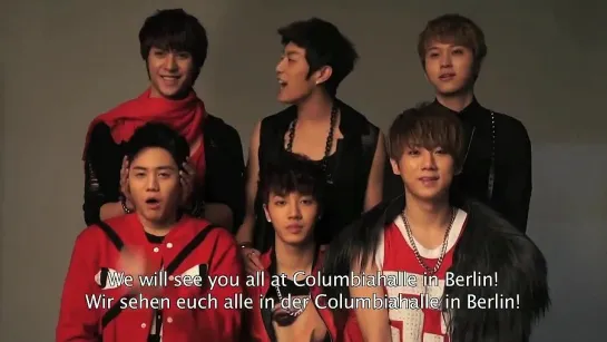 [CLIP] 1.02.2012 BEAST Message to German Fans