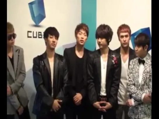 [CLIP] 9.11.2011 BEAST Message to B2UTYs for Entrance Exams