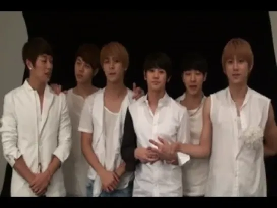 [CLIP] 2.08.2011 BEAST Hello Message to B2UTYs