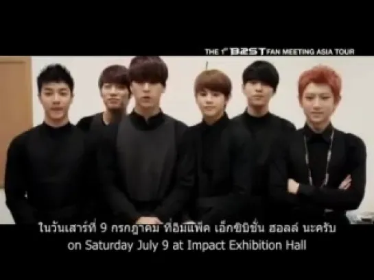 [CLIP] 10.06.2011 BEAST - Message to Thai Fans