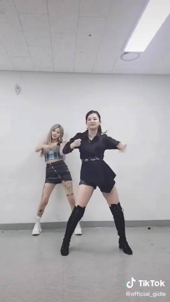 200813 (G)I-DLE's Soyeon and RV'S Seulgi @ TikTok